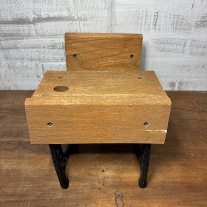 Wrought Iron And Wood Doll Desk