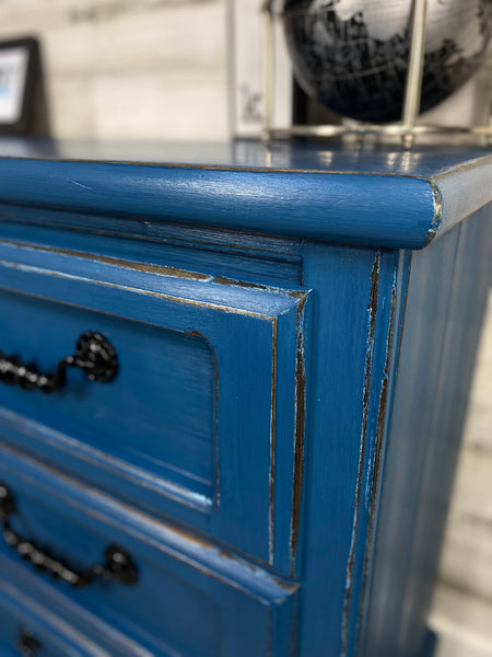 Large Navy Blue Dresser