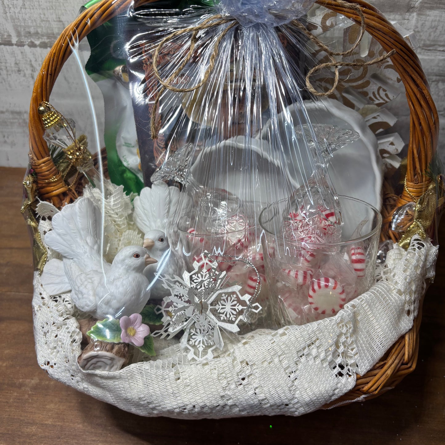 Dove Theme Gift Basket
