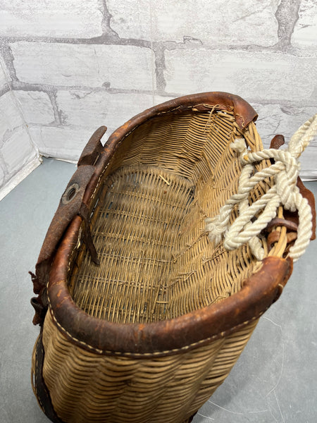 Vintage Fishing Decorative Basket