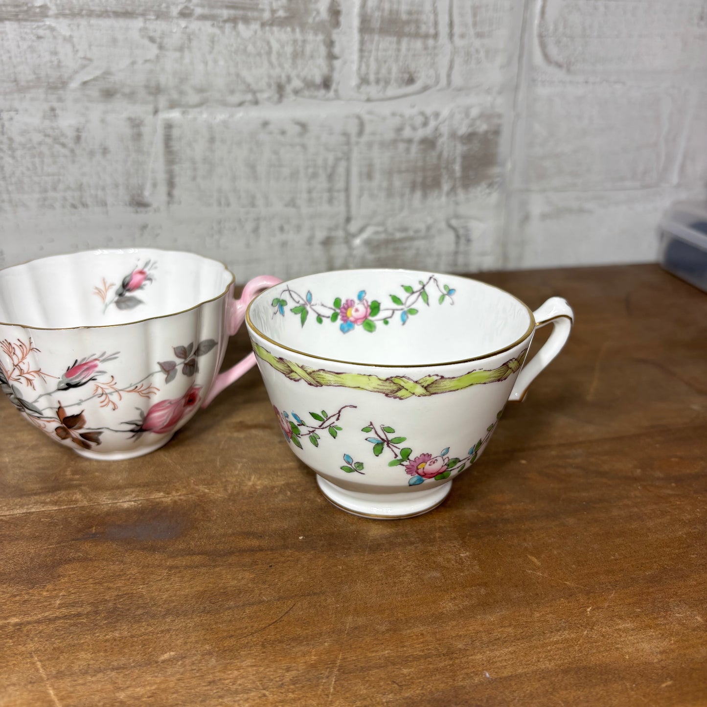 Floral Vintage Teacup Set Of 4 #3