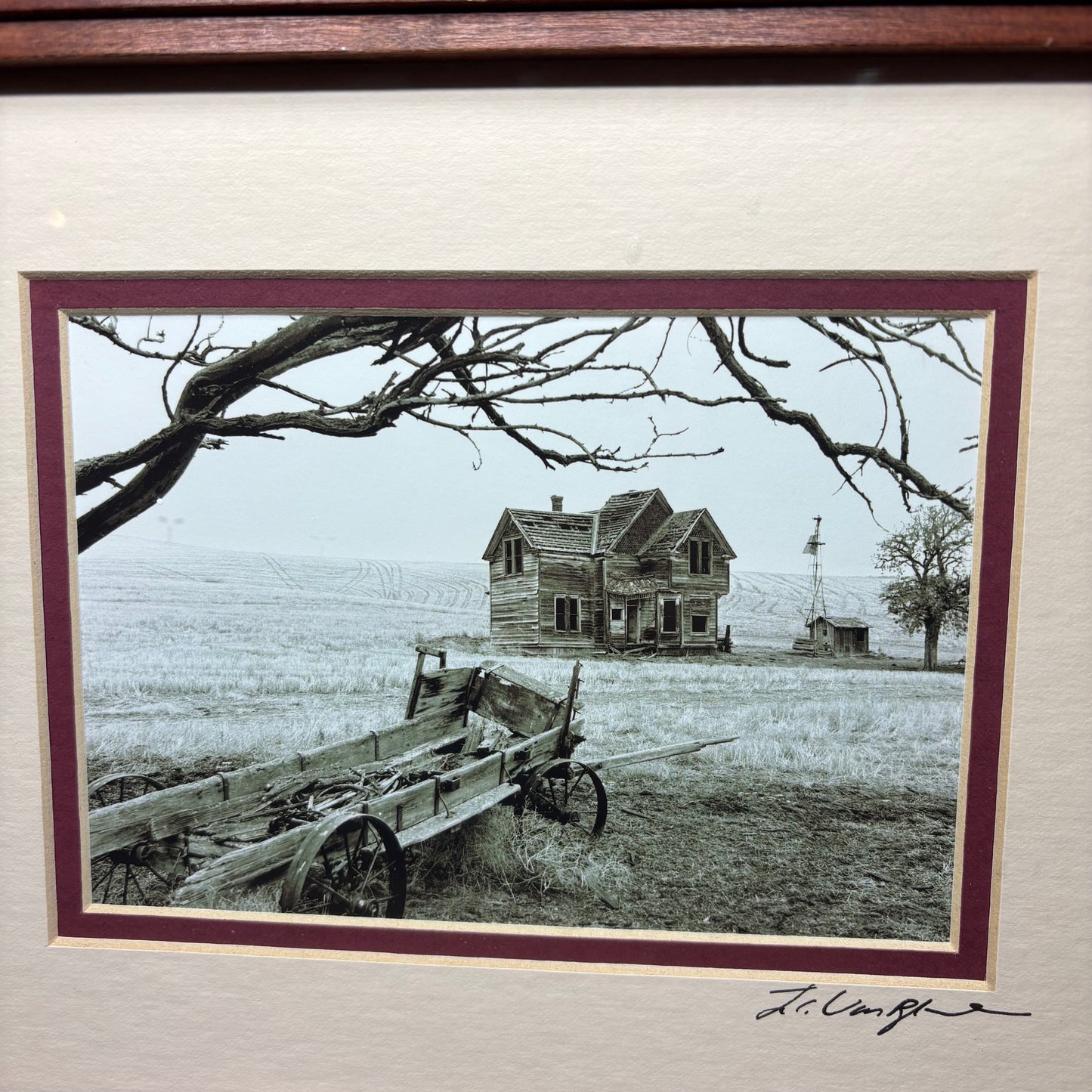 Abandoned “The Charles Nelson House” Framed Signed Pictured