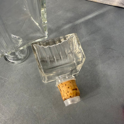 Vintage Glass Decanter W/ Stopper