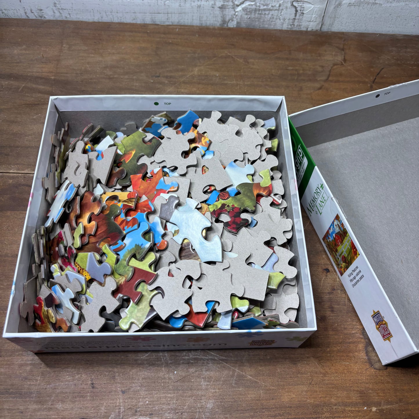 Memory Lane Horses By The Barn 300 Piece Puzzle
