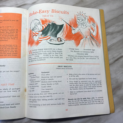 Vintage 4-H Book Tricks for Treats Halloween Cookbook Fun With Food