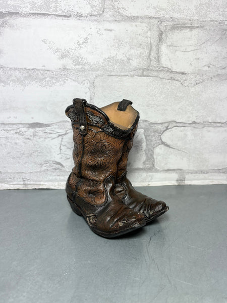 Cowboy Boot Candle Holder