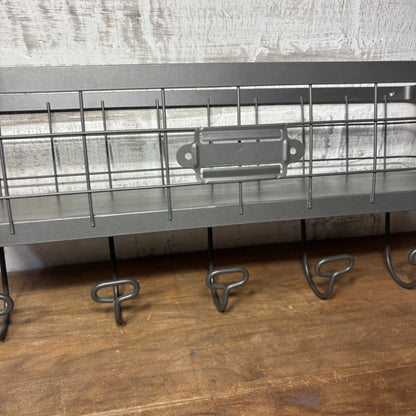 Metal Wire Basket W/ Hooks