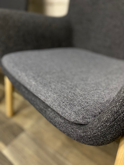 Gray Modern Arm Chairs Set Of 2