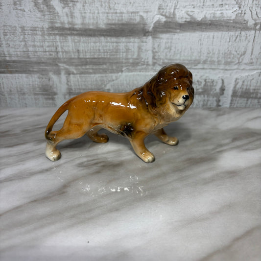 Vintage Porcelain Lion Figurine