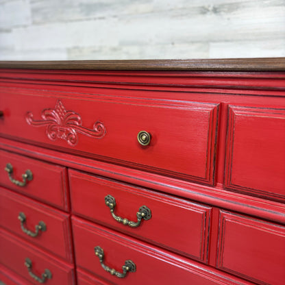 Barn Red Dresser Buffet