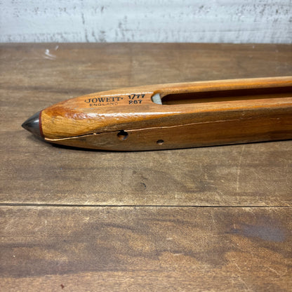 Vintage Wooden Flying Shuttle Weaving Loom Bobbin Holder