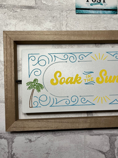 Floral Spring And Summer Flip Sign