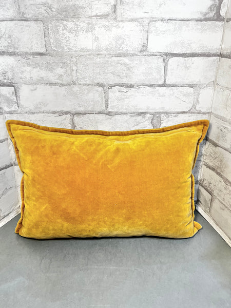 Mustard Yellow Rectangular Pillow