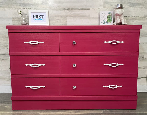 Hot Pink Barbie Dresser