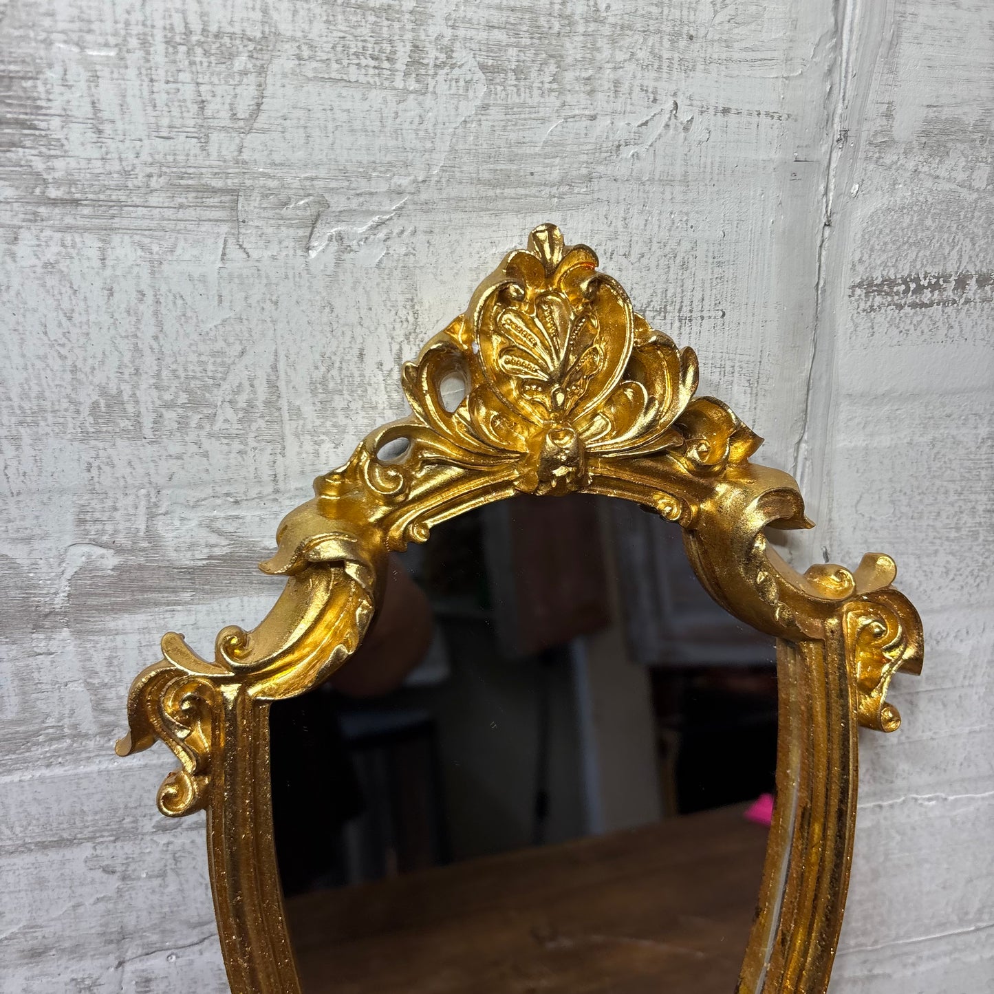 Decorative Gold Shield Shape Mirror