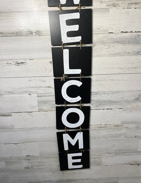 Farmhouse “Welcome” Sign