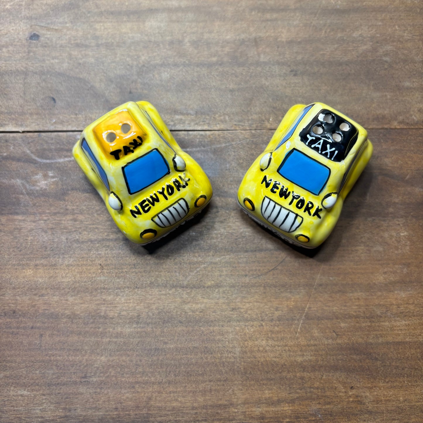 New York Taxi Salt & Pepper Shakers