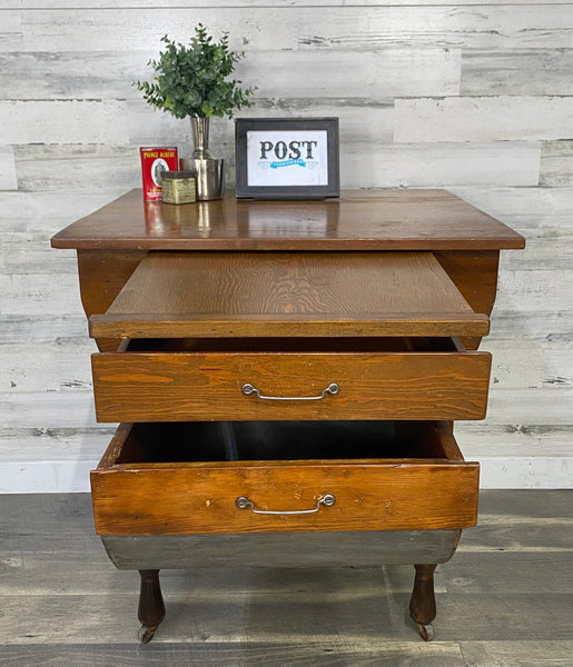 Antique Possum Belly Dough Bakers Table