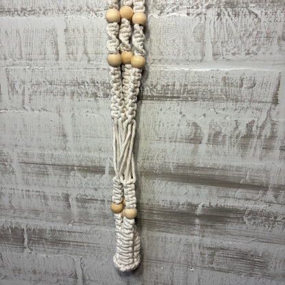 Boho Beaded Macrame Plant Holder
