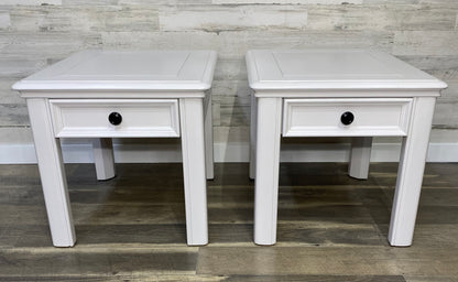 Matching White End Tables/ Nightstands  Set Of 2