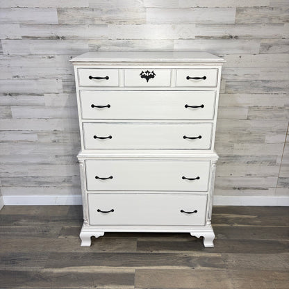 Tall White Dresser
