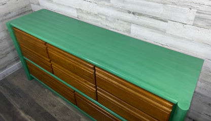 Green & Oak Dresser