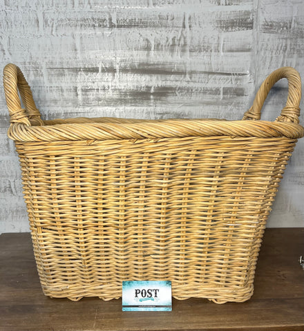 Large Square Wicker Basket
