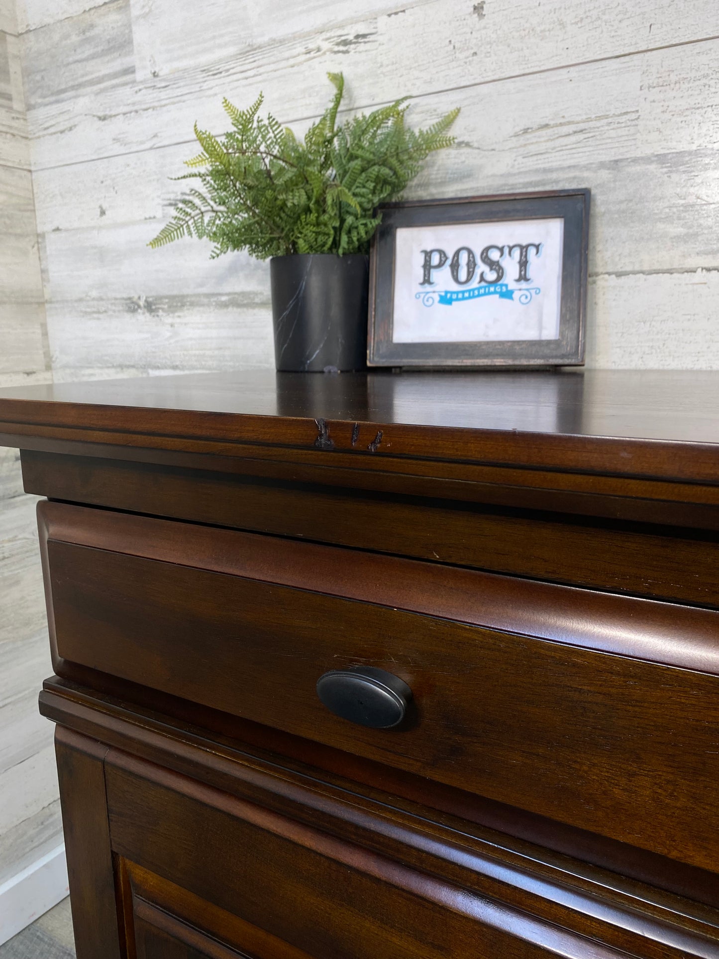 Ashley Furniture Dark Wood Buffet