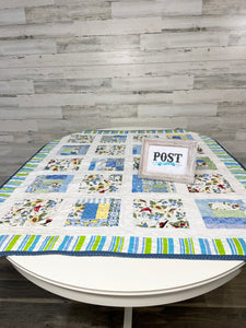 Bird And Flower Pattern Quilt