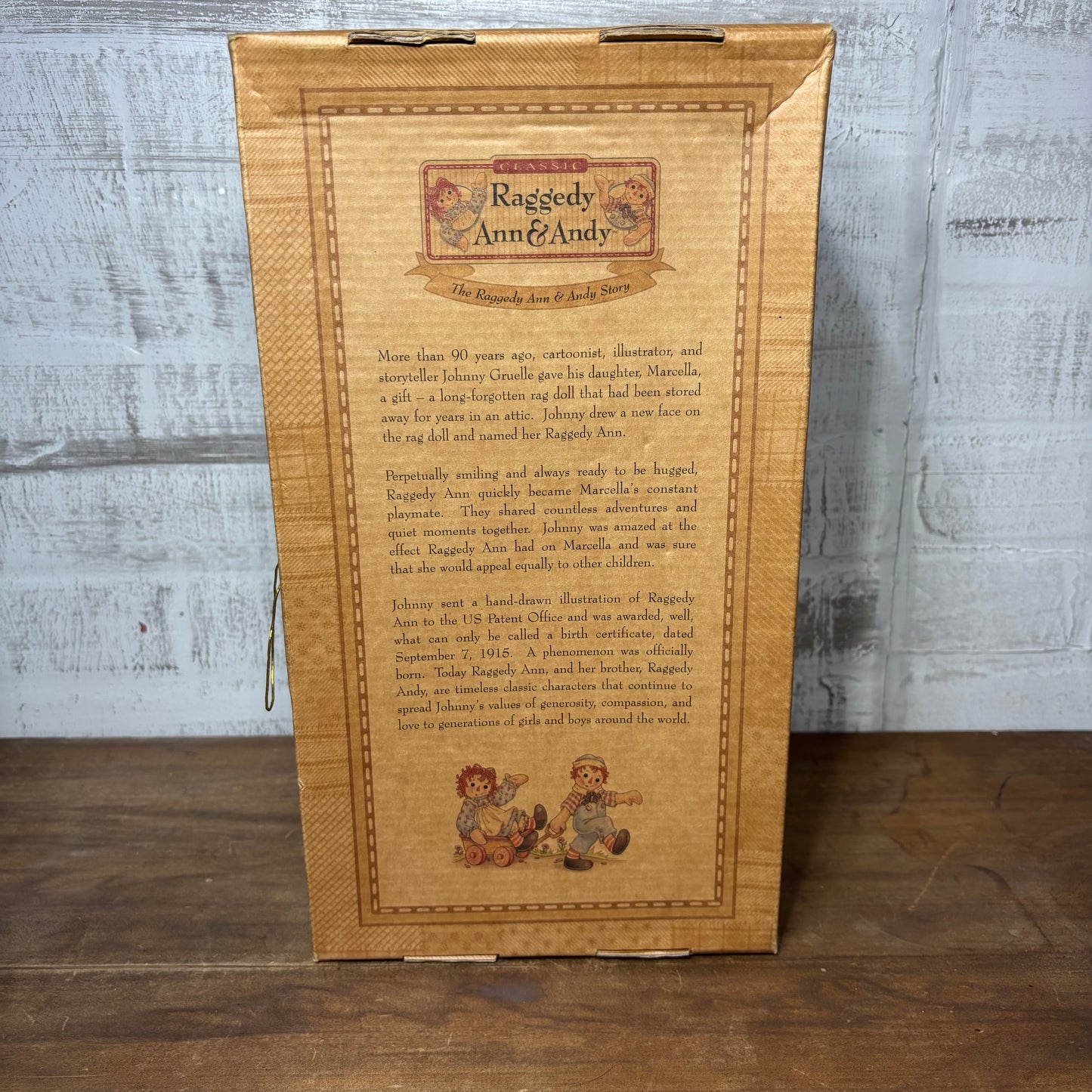 Raggedy Ann & Andy Dolls W/ Certificate Of Authenticity New In Box Set