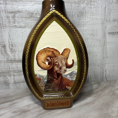 Vintage Beam’s Choice The Bighorn Sheep Bourbon Decanter
