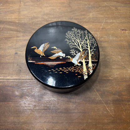 Vintage Acrylic Japanese Trinket Box