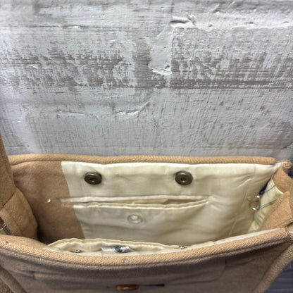 Vintage Tan Camel Hair Crossbody Bag