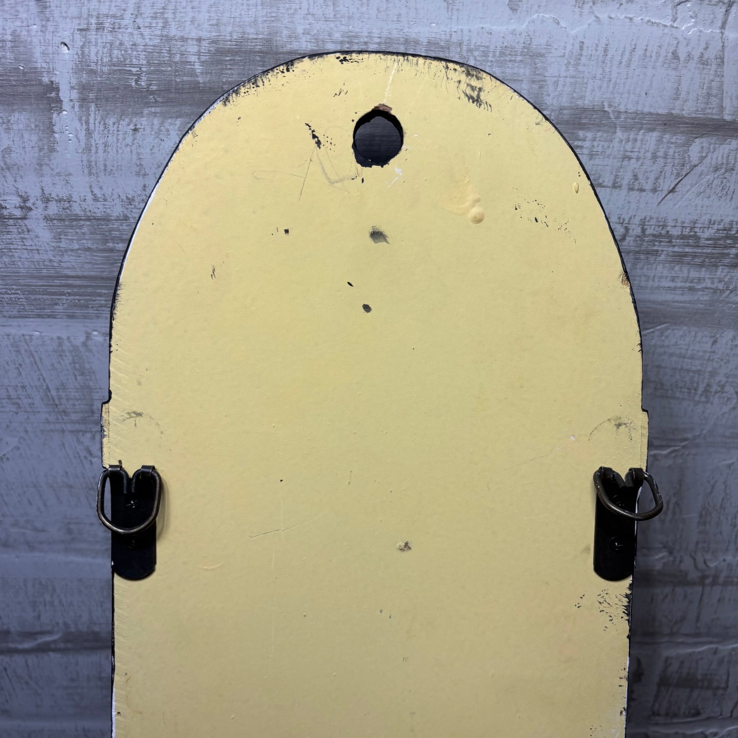 Black W/ Cactus Detailing Wooden Wall Pocket