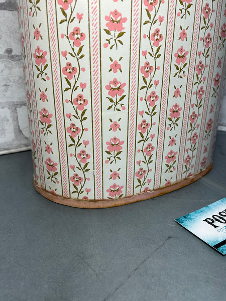 Vintage Floral Harvell Waste Basket