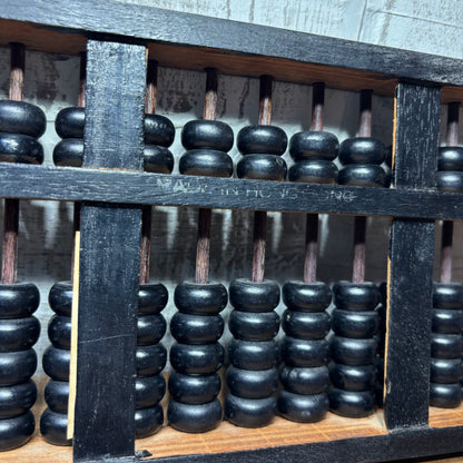 Vintage Chinese Wooden Abacus Counting Tool