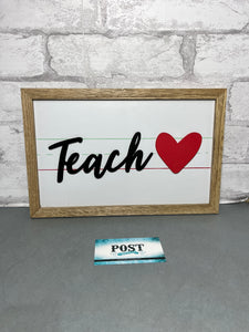 “Teach” Sign