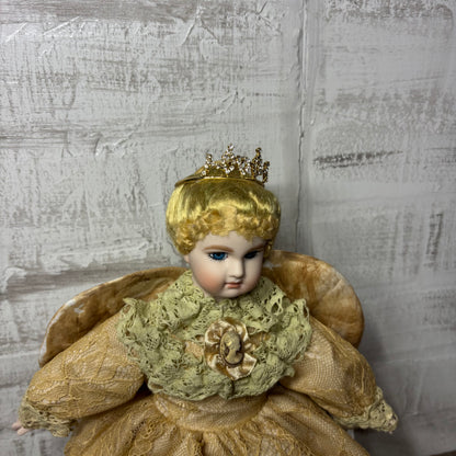 Porcelain Christmas Angel Tree Topper
