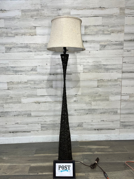 Tall Woven Floor Lamp