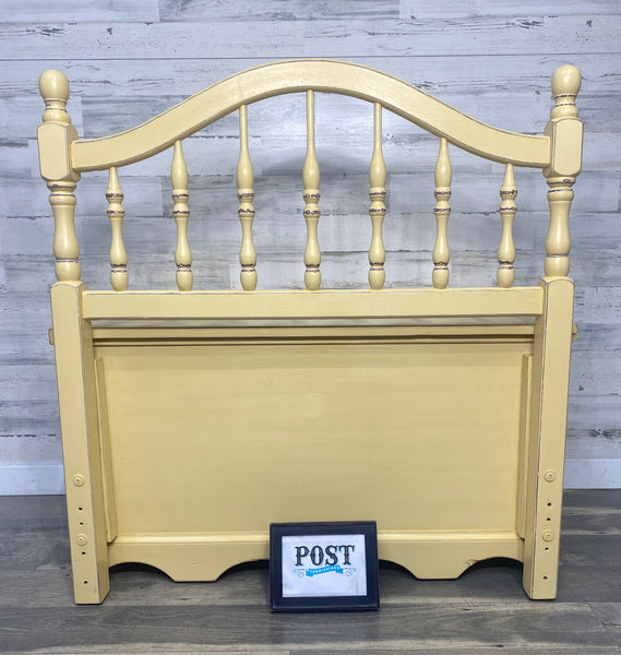 Yellow Toybox Bench Storage