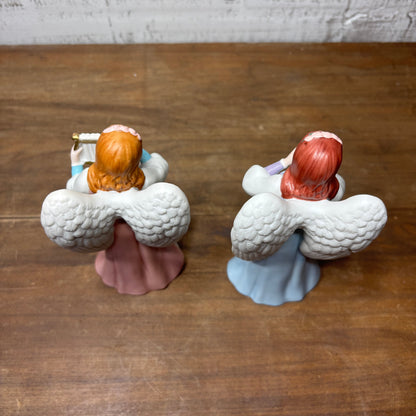 Vintage Homco Porcelain “Heavenly Duet” Angels