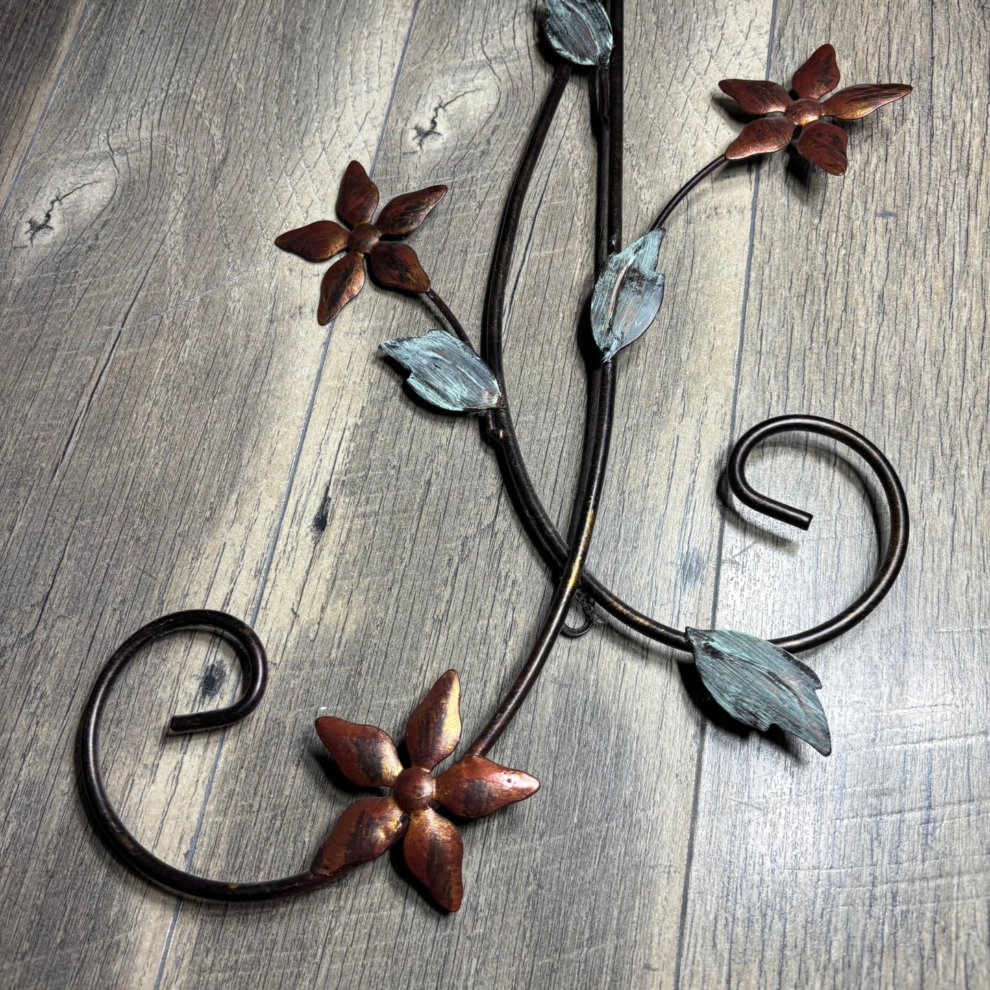 Floral Metal Wall Decor Set Of 2
