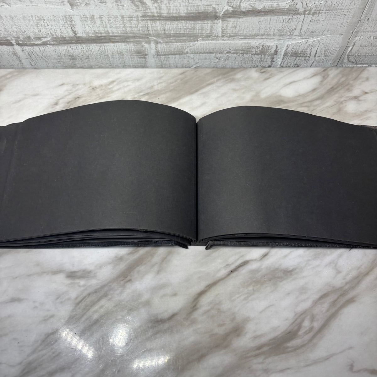 Vintage Embossed Photographs String Bound Photo Album