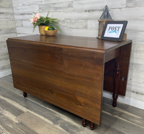 Antique Double Drop Leaf Dining Table