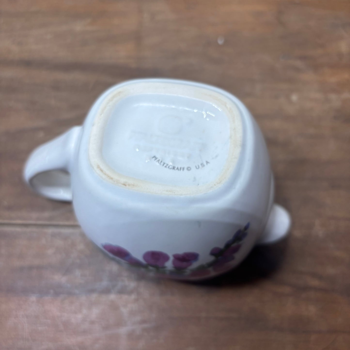 Vintage Pfaltzgraff Cape May Butter Dish, Creamer Pitcher, Covered Sugar Bowl Set