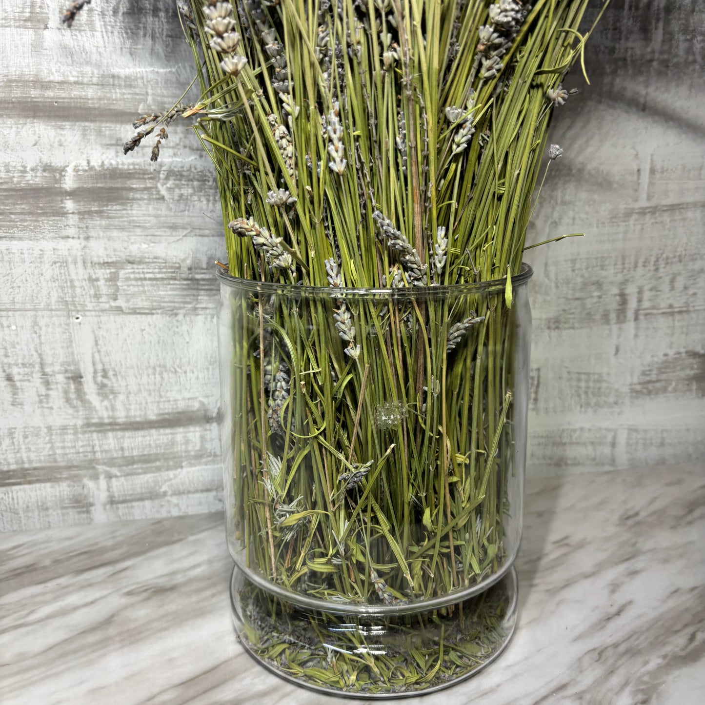 Dried Lavender Bunch In Vase