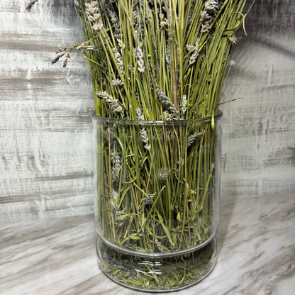 Dried Lavender Bunch In Vase