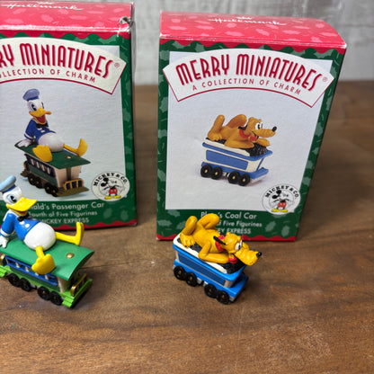 1998 Hallmark Merry Miniatures Mickey's Express Train Collection