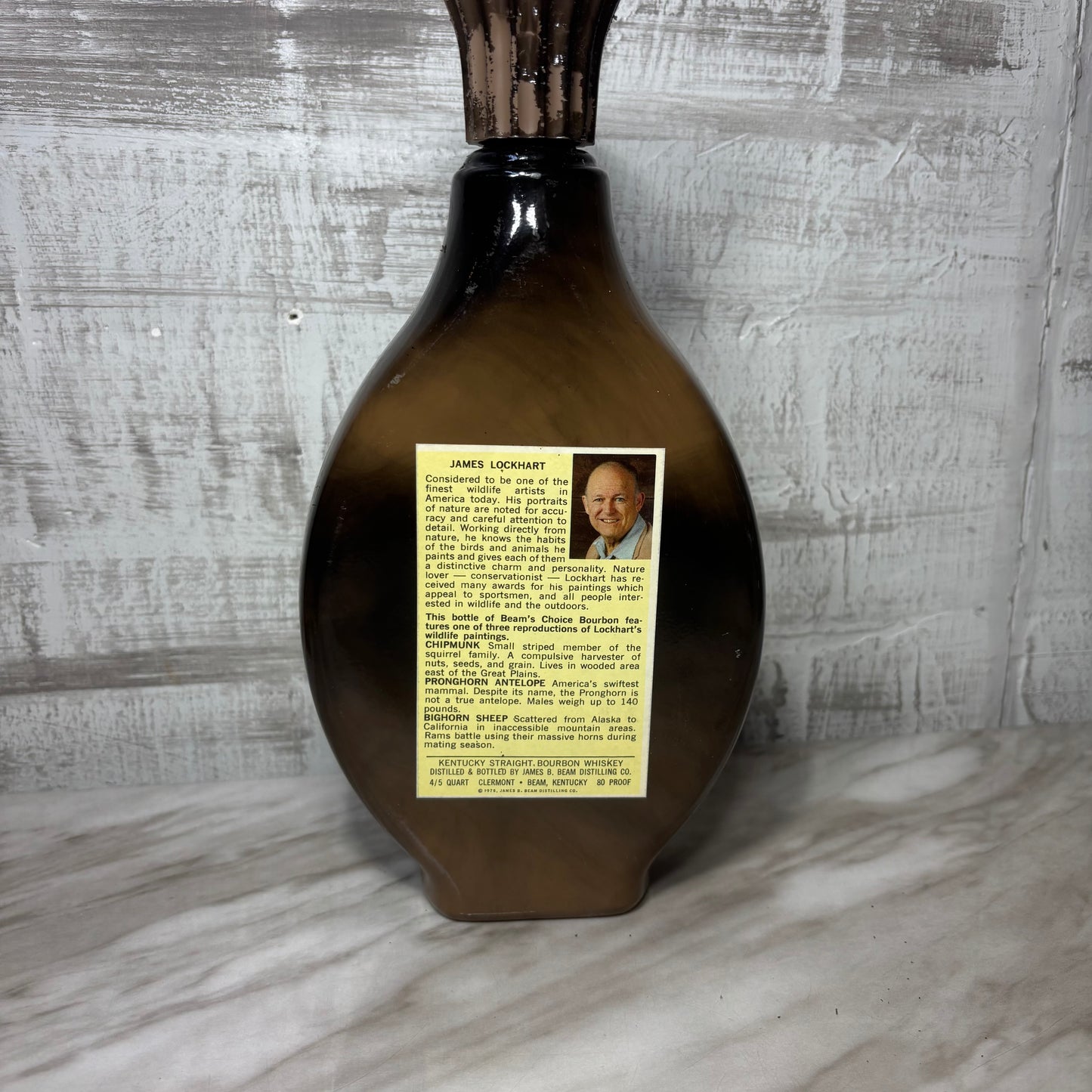 Vintage Beam’s Choice The Pronghorn Antelope Bourbon Decanter