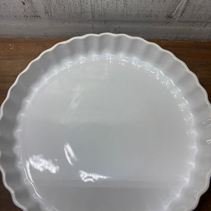 Roshch Cobalt Blue Quiche Porcelain Dish